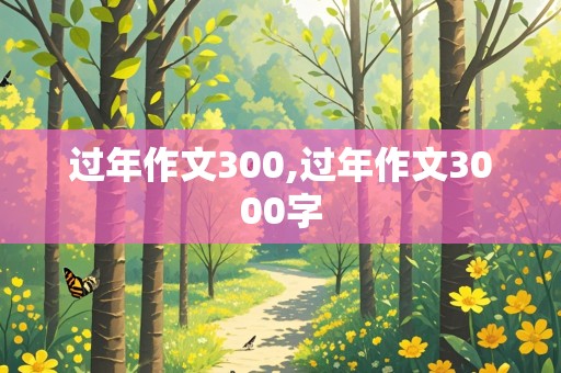 过年作文300,过年作文3000字