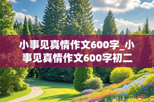 小事见真情作文600字_小事见真情作文600字初二