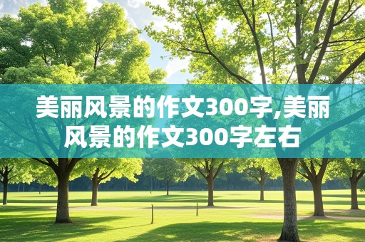 美丽风景的作文300字,美丽风景的作文300字左右