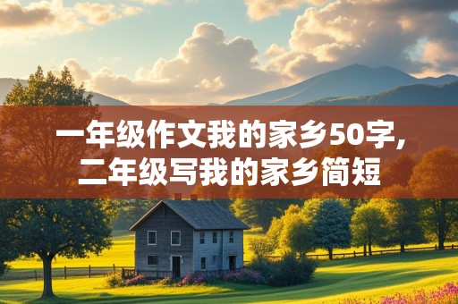 一年级作文我的家乡50字,二年级写我的家乡简短