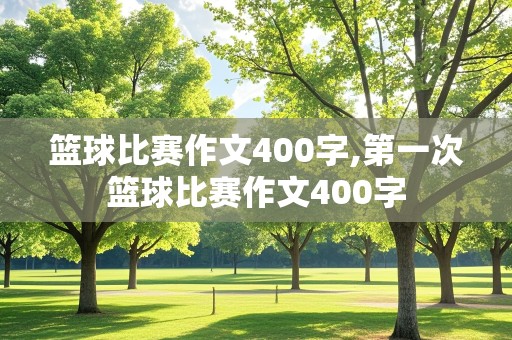 篮球比赛作文400字,第一次篮球比赛作文400字