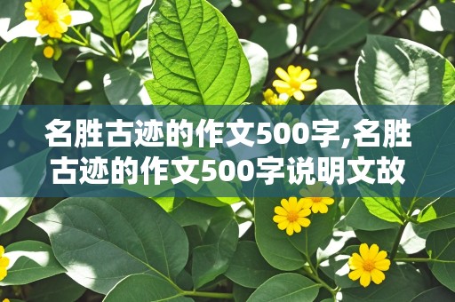 名胜古迹的作文500字,名胜古迹的作文500字说明文故宫