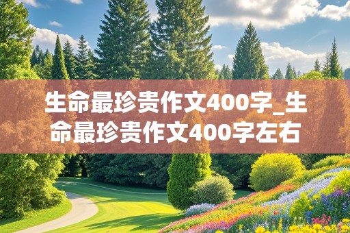 生命最珍贵作文400字_生命最珍贵作文400字左右