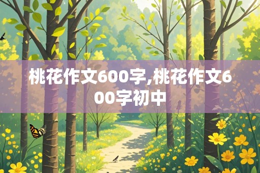 桃花作文600字,桃花作文600字初中