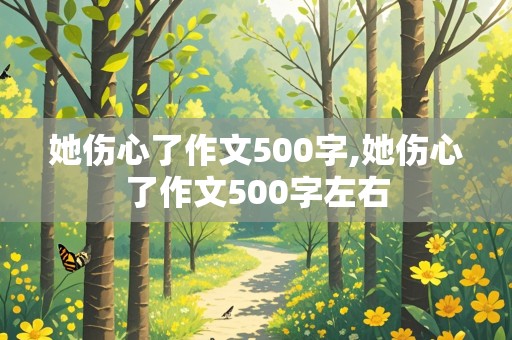 她伤心了作文500字,她伤心了作文500字左右