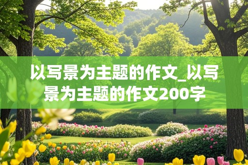 以写景为主题的作文_以写景为主题的作文200字