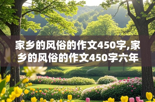 家乡的风俗的作文450字,家乡的风俗的作文450字六年级