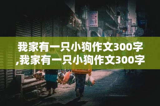 我家有一只小狗作文300字,我家有一只小狗作文300字三年级