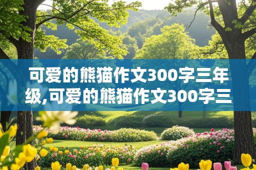 可爱的熊猫作文300字三年级,可爱的熊猫作文300字三年级下册