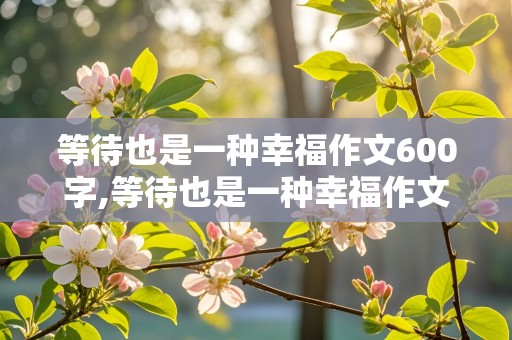 等待也是一种幸福作文600字,等待也是一种幸福作文600字记叙文