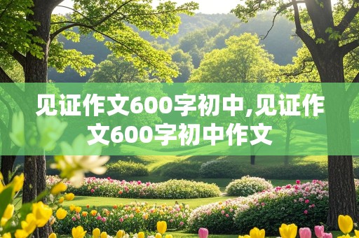 见证作文600字初中,见证作文600字初中作文