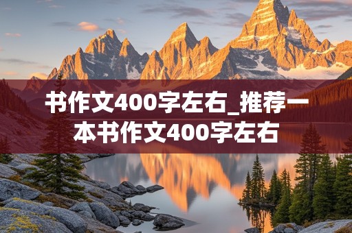 书作文400字左右_推荐一本书作文400字左右