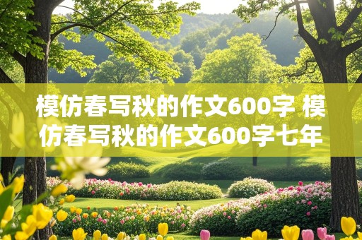 模仿春写秋的作文600字 模仿春写秋的作文600字七年级