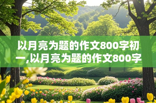 以月亮为题的作文800字初一,以月亮为题的作文800字初一上册