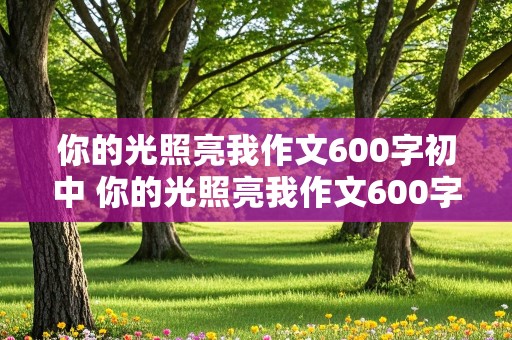 你的光照亮我作文600字初中 你的光照亮我作文600字初中老师