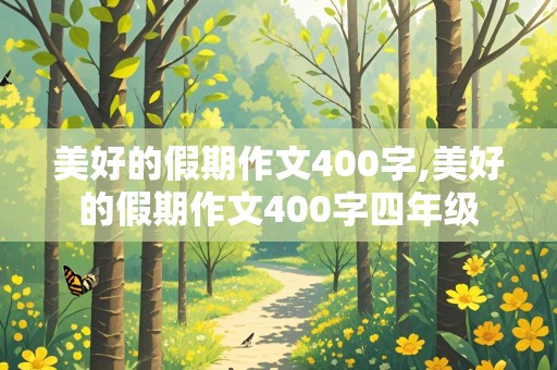 美好的假期作文400字,美好的假期作文400字四年级