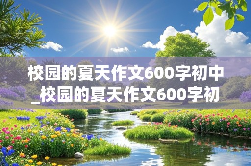 校园的夏天作文600字初中_校园的夏天作文600字初中七年级