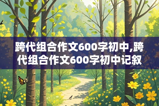 跨代组合作文600字初中,跨代组合作文600字初中记叙文