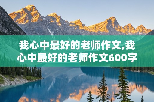 我心中最好的老师作文,我心中最好的老师作文600字