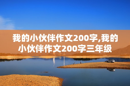 我的小伙伴作文200字,我的小伙伴作文200字三年级