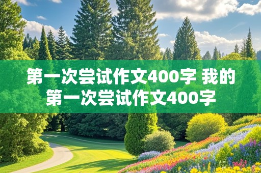 第一次尝试作文400字 我的第一次尝试作文400字