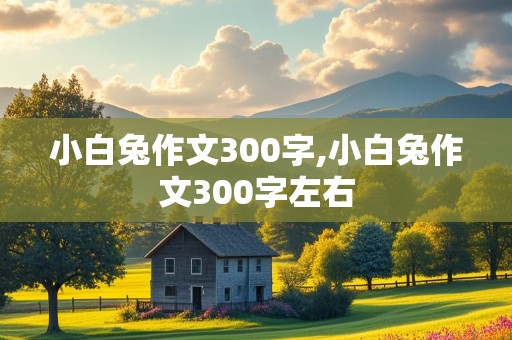 小白兔作文300字,小白兔作文300字左右