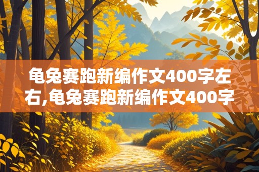 龟兔赛跑新编作文400字左右,龟兔赛跑新编作文400字左右四年级