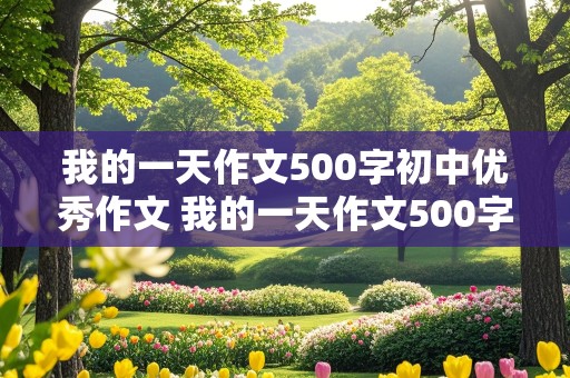 我的一天作文500字初中优秀作文 我的一天作文500字初中优秀作文五一放假