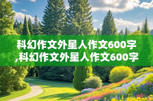 科幻作文外星人作文600字,科幻作文外星人作文600字开头