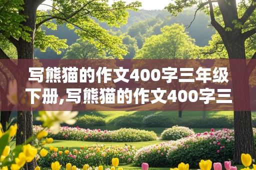 写熊猫的作文400字三年级下册,写熊猫的作文400字三年级下册怎么写