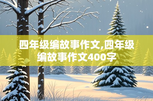 四年级编故事作文,四年级编故事作文400字