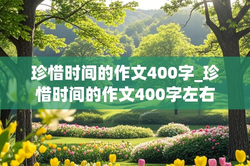 珍惜时间的作文400字_珍惜时间的作文400字左右