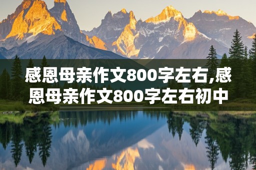 感恩母亲作文800字左右,感恩母亲作文800字左右初中