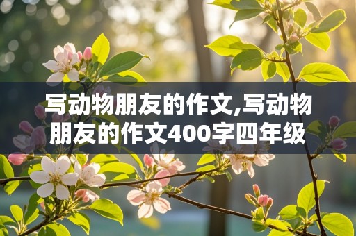 写动物朋友的作文,写动物朋友的作文400字四年级