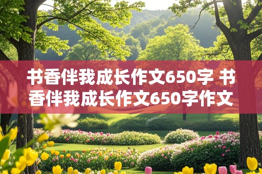 书香伴我成长作文650字 书香伴我成长作文650字作文