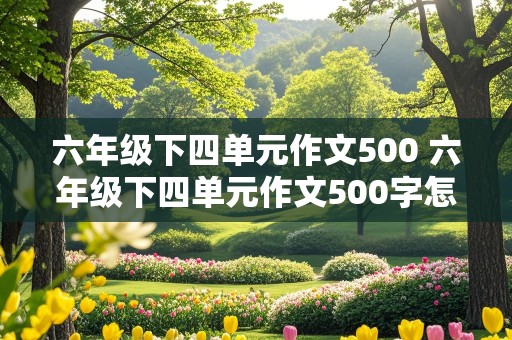 六年级下四单元作文500 六年级下四单元作文500字怎么写