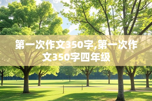 第一次作文350字,第一次作文350字四年级