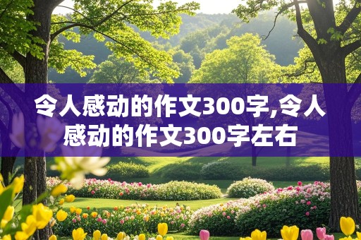 令人感动的作文300字,令人感动的作文300字左右