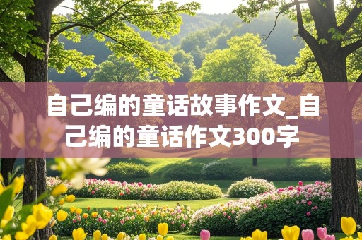 自己编的童话故事作文_自己编的童话作文300字