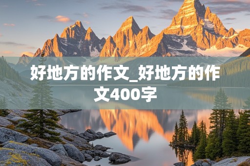 好地方的作文_好地方的作文400字