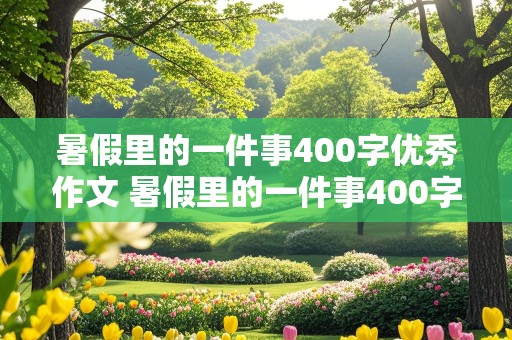 暑假里的一件事400字优秀作文 暑假里的一件事400字优秀作文免费