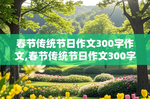 春节传统节日作文300字作文,春节传统节日作文300字作文三年级