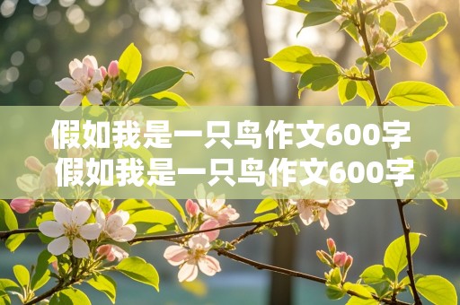 假如我是一只鸟作文600字 假如我是一只鸟作文600字初一