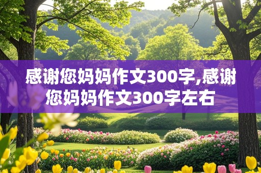 感谢您妈妈作文300字,感谢您妈妈作文300字左右