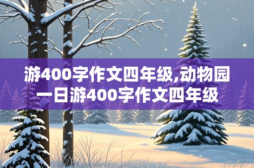 游400字作文四年级,动物园一日游400字作文四年级