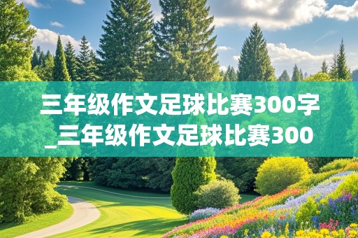 三年级作文足球比赛300字_三年级作文足球比赛300字左右