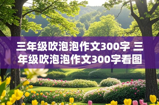 三年级吹泡泡作文300字 三年级吹泡泡作文300字看图写话