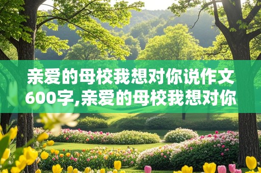 亲爱的母校我想对你说作文600字,亲爱的母校我想对你说作文600字六年级正能量