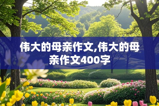 伟大的母亲作文,伟大的母亲作文400字