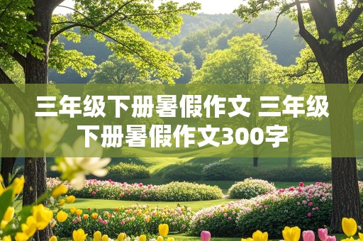 三年级下册暑假作文 三年级下册暑假作文300字